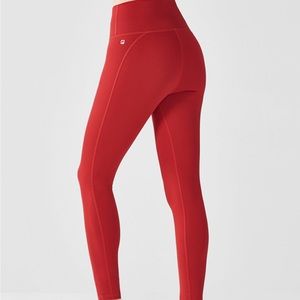 Red Fabletics Leggings